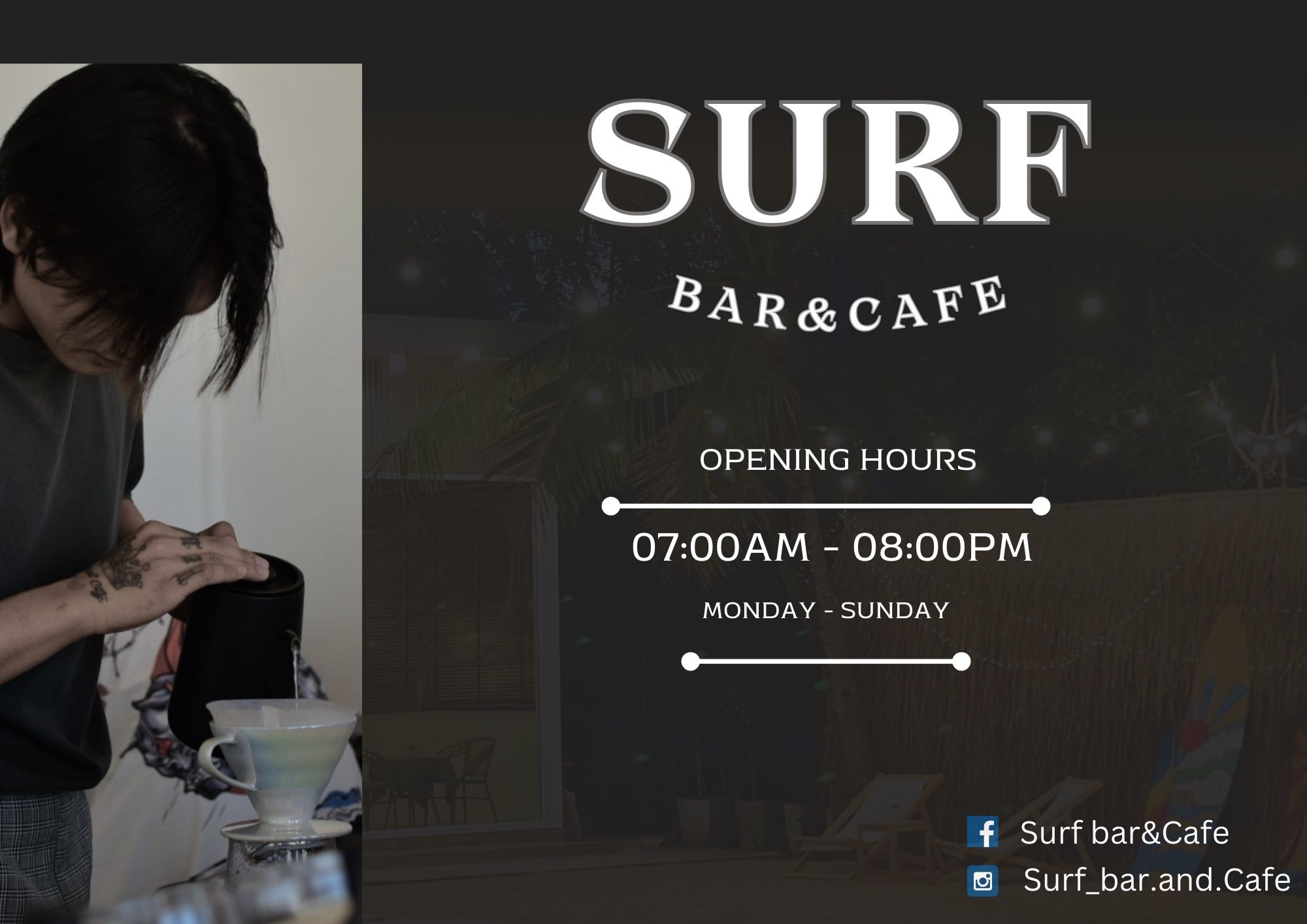ตัวอย่างเมนู SURF Bar & Cafe